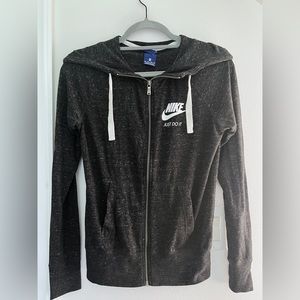 (XS) Nike Zip Up Grey Sweatshirt